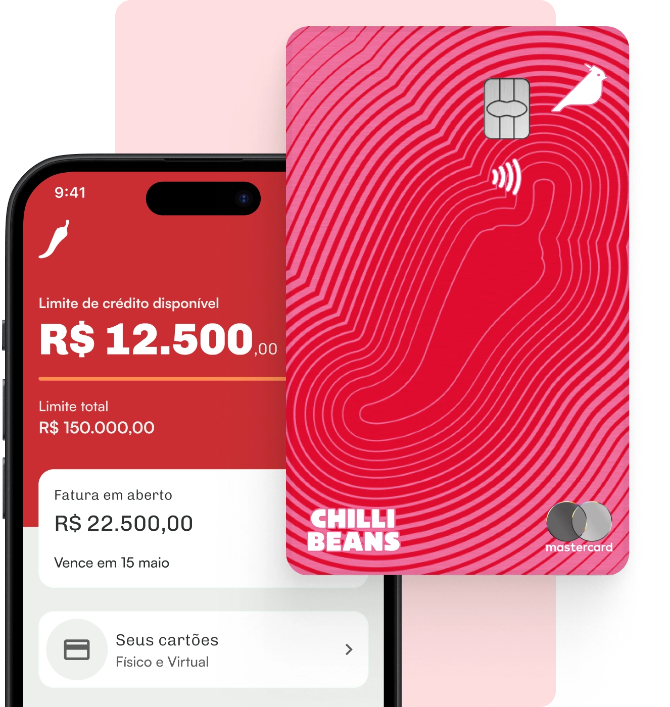 Cartão e app da robbin